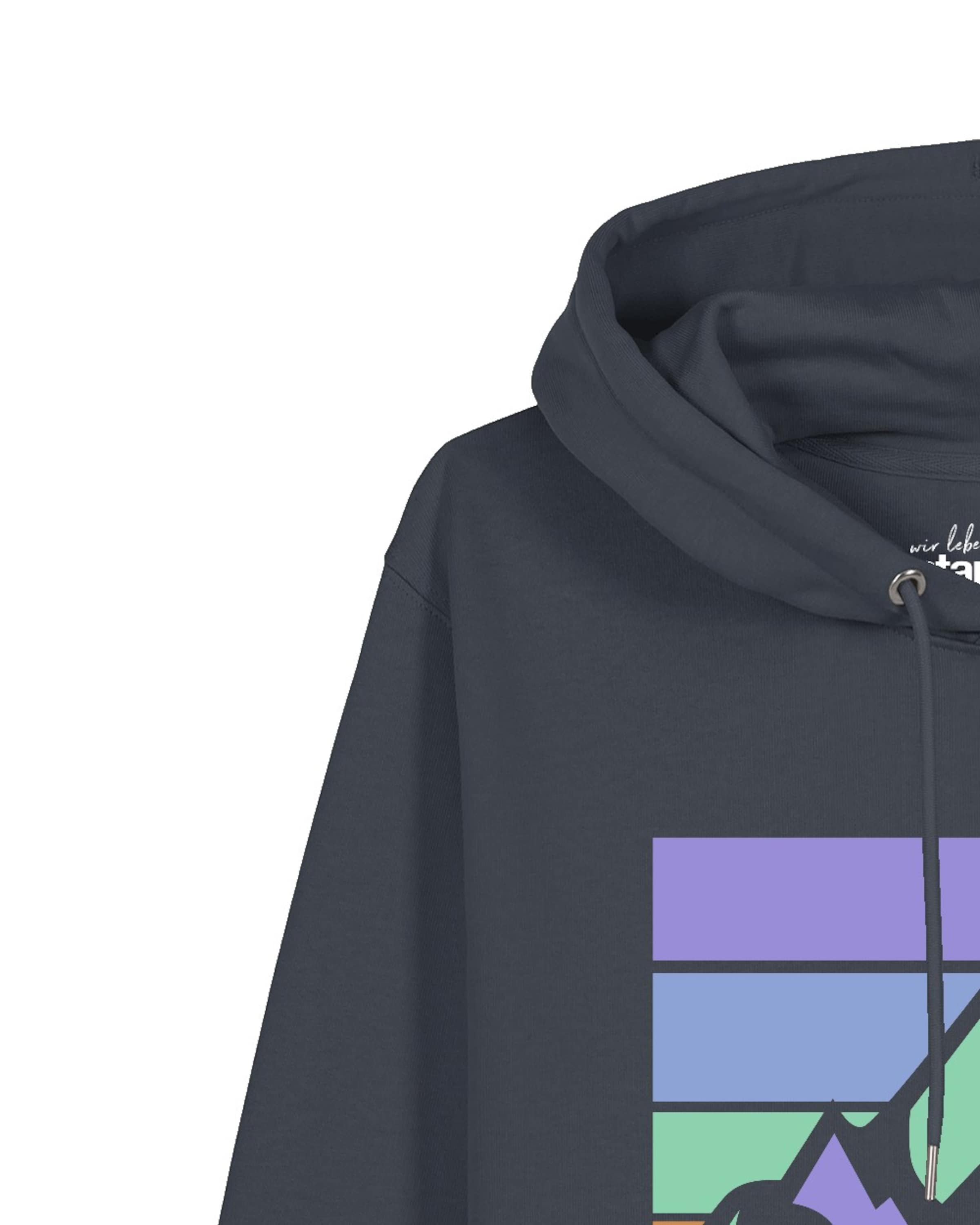 Sweat-shirt 'Retro Landscape' Watapparel en gris