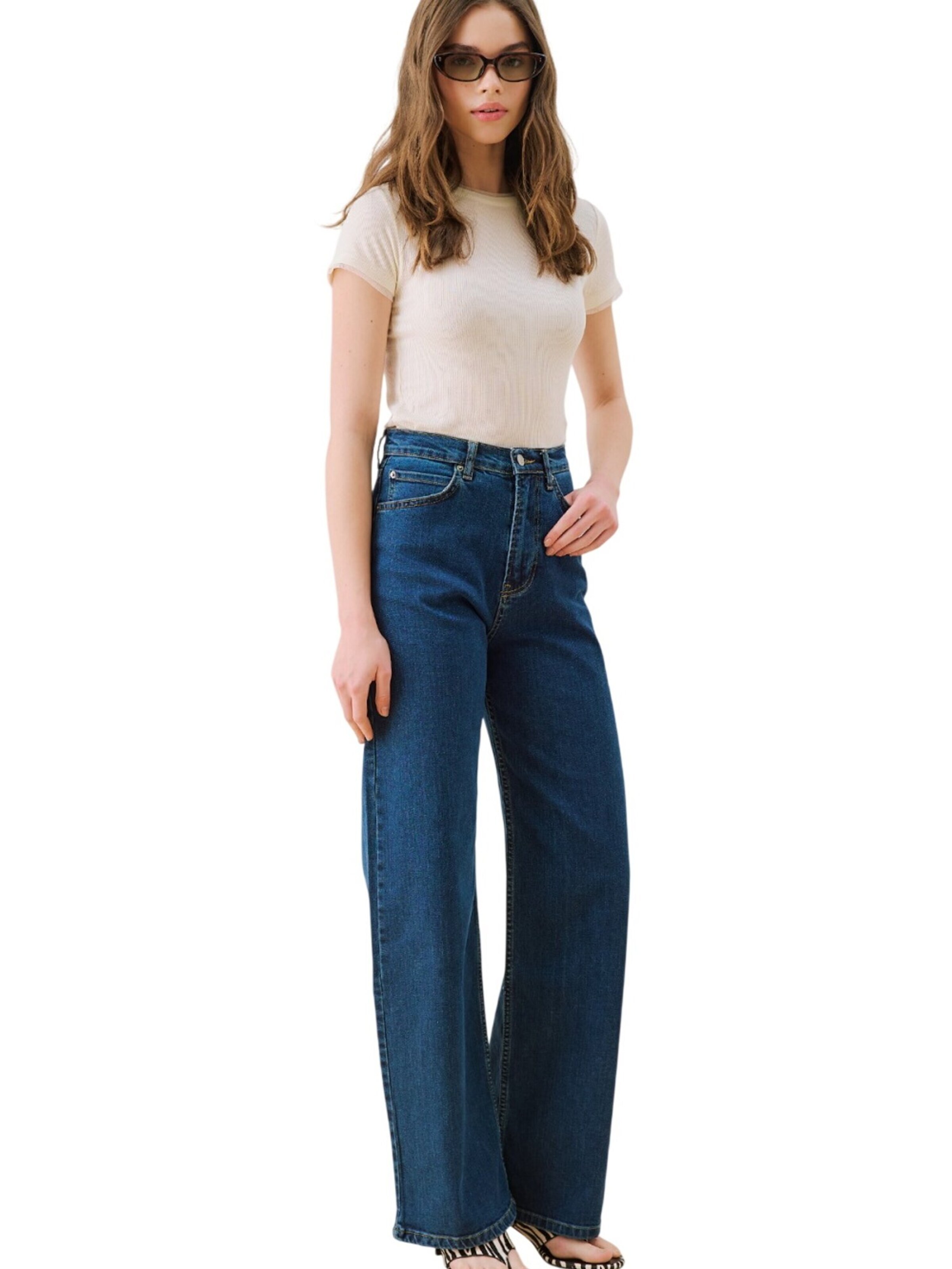 MANUKA Regular Jeans‌‌‌‌‌ in Blau