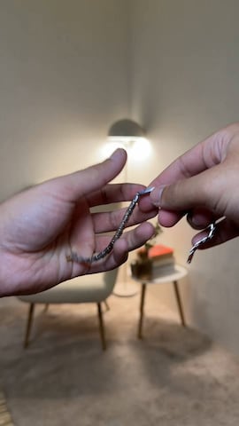 LACOSTE Armbånd 'METROPOLE EDGE' i guld: side