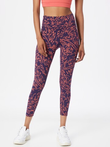 UNDER ARMOUR Skinny Sporthose 'Meridian' in Lila: predná strana