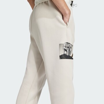 Tapered Pantaloni sportivi 'Adidas x Star Wars The Mandalorian™' di ADIDAS SPORTSWEAR in beige