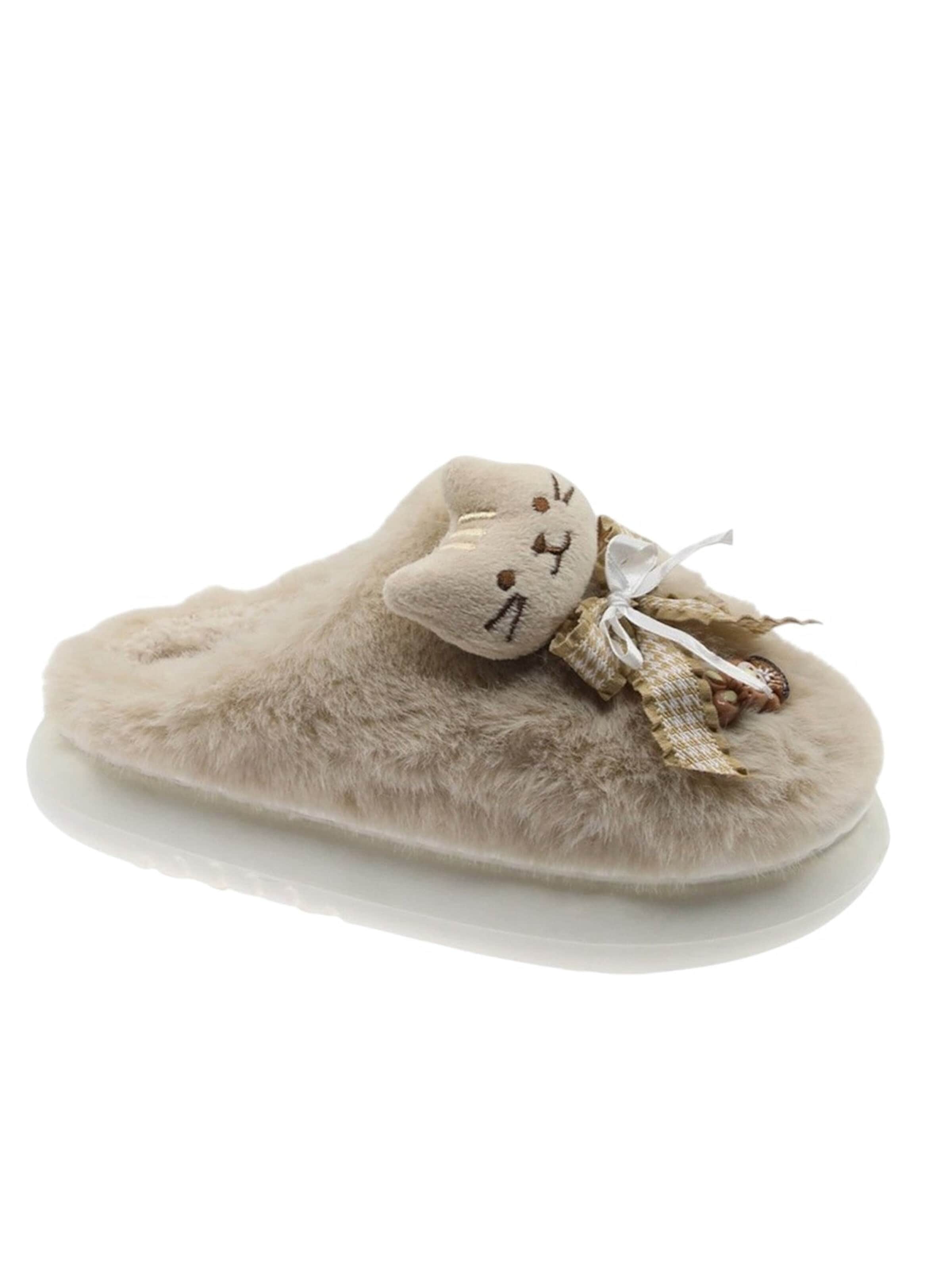 Beppi - Zapatillas de casa 'Indoor Slipper' en beige: frente