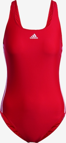 ADIDAS PERFORMANCE ثوب سباحة رياضي بـ أحمر: الأمام