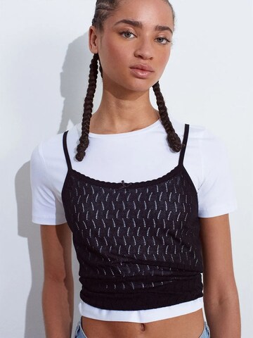 Tops en tricot Dilvin en noir : devant