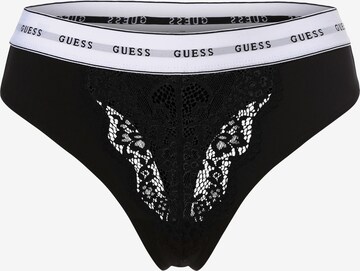 GUESS String in Schwarz: predná strana