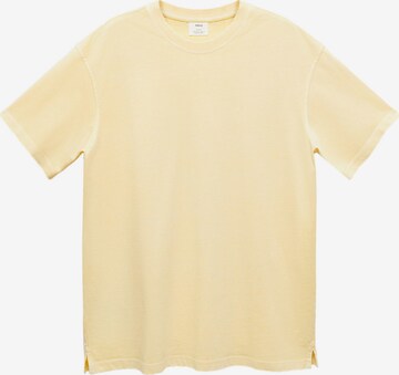 MANGO MAN T-shirt 'SUGAR' i gul: framsida