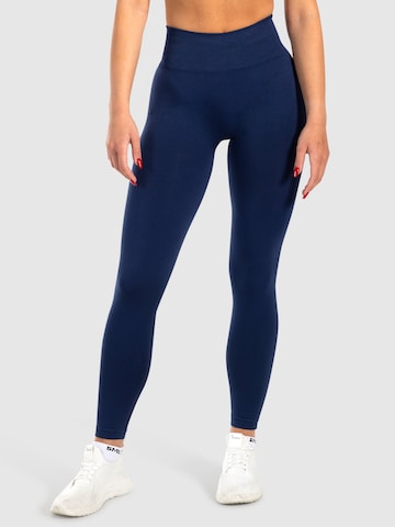 Smilodox Slimfit Sportbroek 'Trixy' in Blauw: voorkant