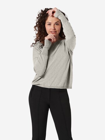 eve in paradise Sweater 'Gerda' in Grey: front