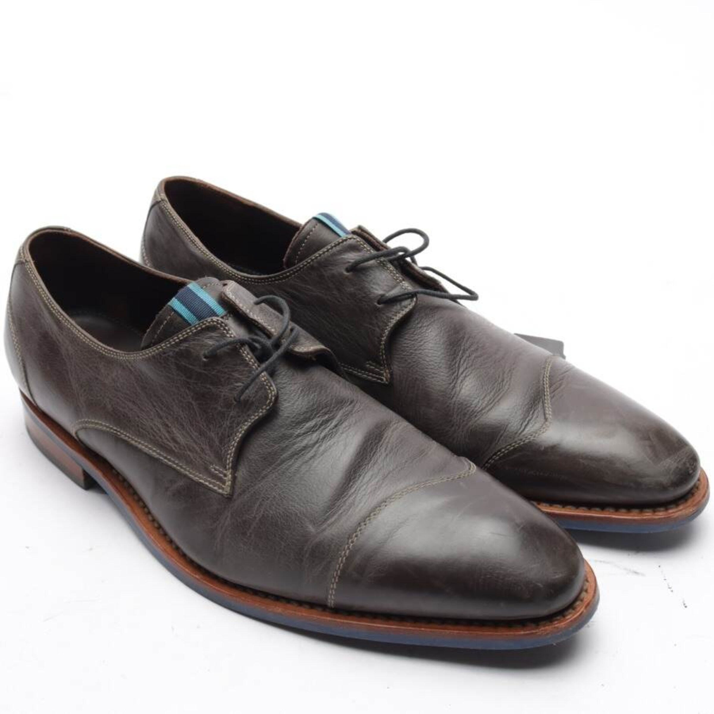 Floris van Bommel Halbschuhe 44 in Braun: Vorderseite