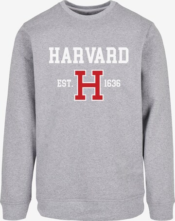 Felpa 'Harvard University - Est 1636' di Merchcode in grigio: frontale
