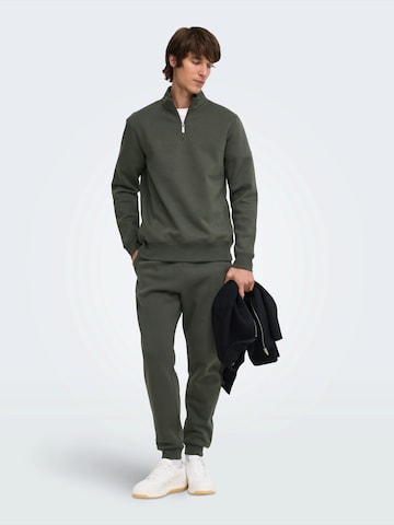 Only & Sons Конический (Tapered) Штаны 'ONSCERES' в Серый