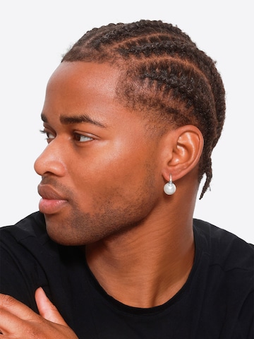 Boucles d'oreilles 'Kilian' Heideman en argent : devant