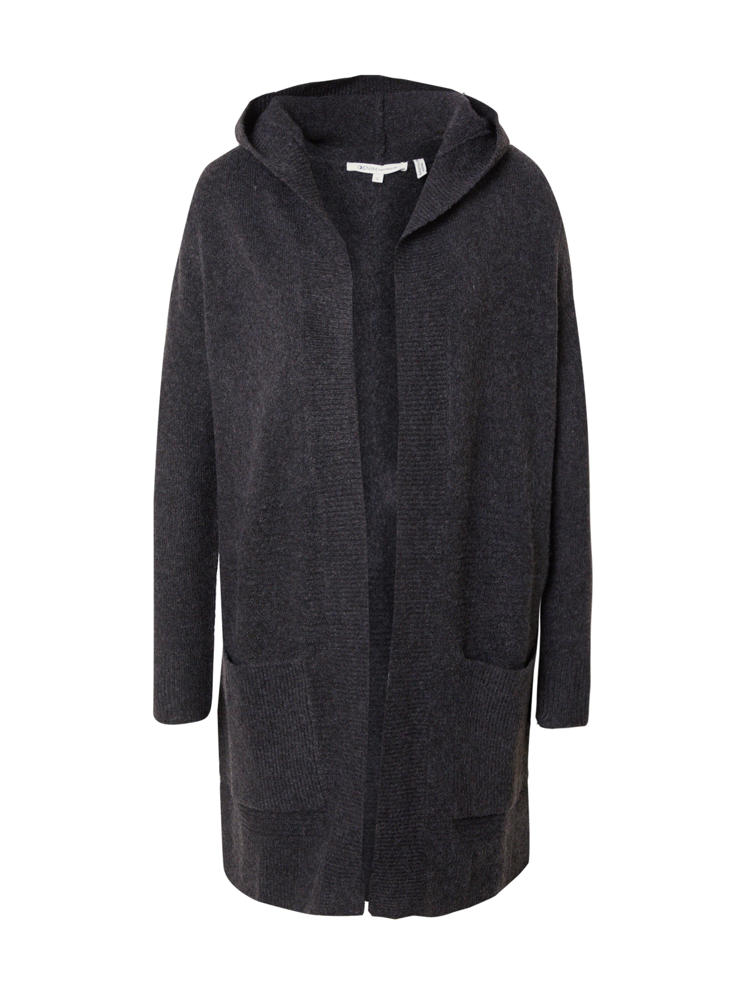 Cardigan TOM TAILOR DENIM en gris : devant