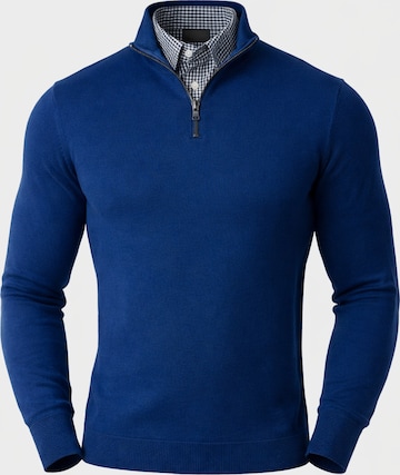 Pullover 'Pantoneclo Men’s Mock Sweater' di PANTONECLO in blu: frontale