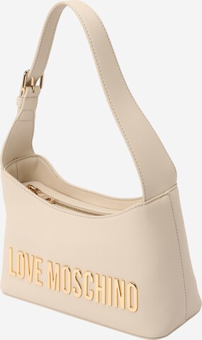 Love Moschino Olkalaukku 'Bold Love' värissä beige