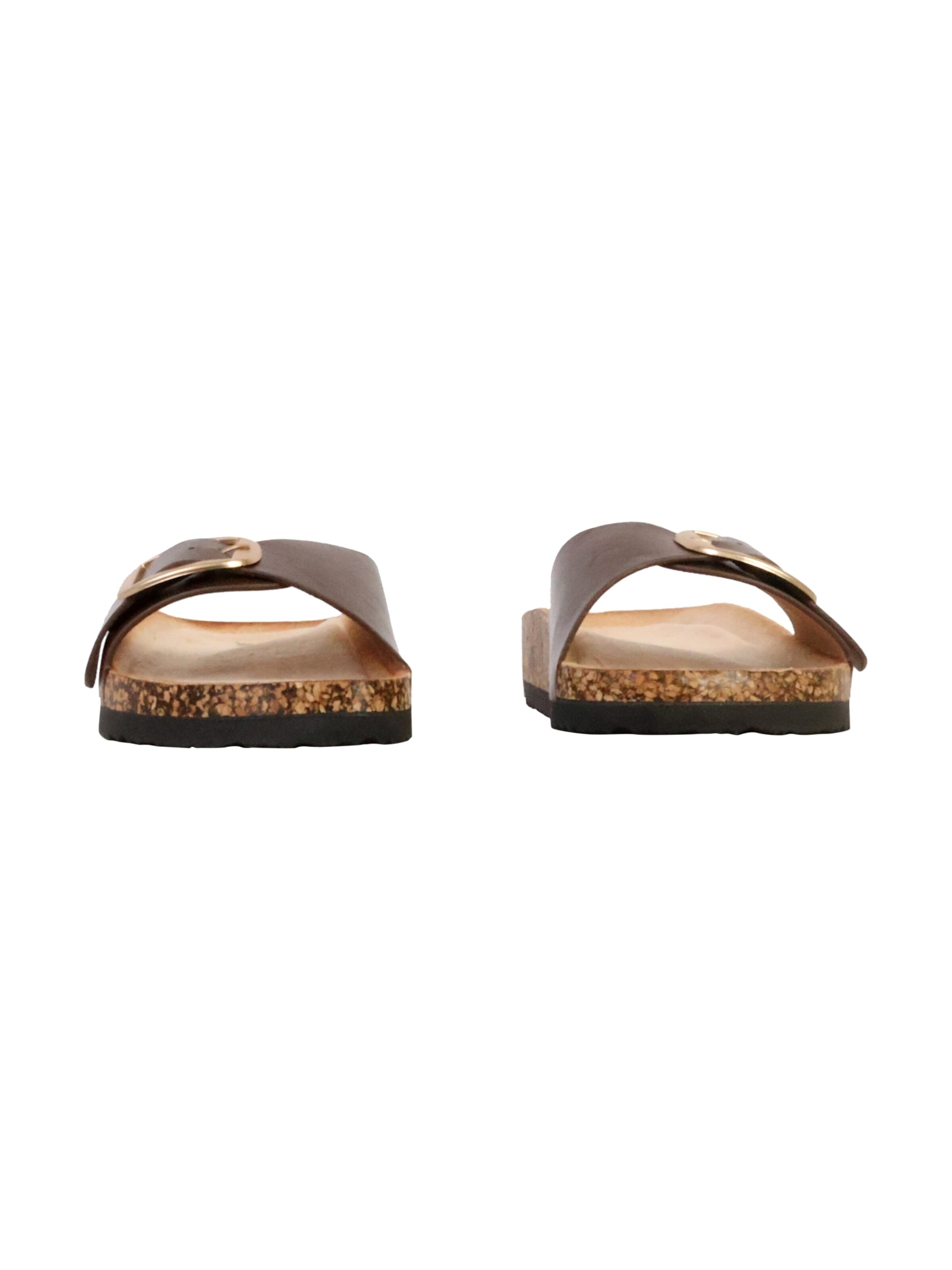 POTI PATI - Zapatos abiertos 'Supermodische Pantoletten zum Hineinschlüpfen' en marrón