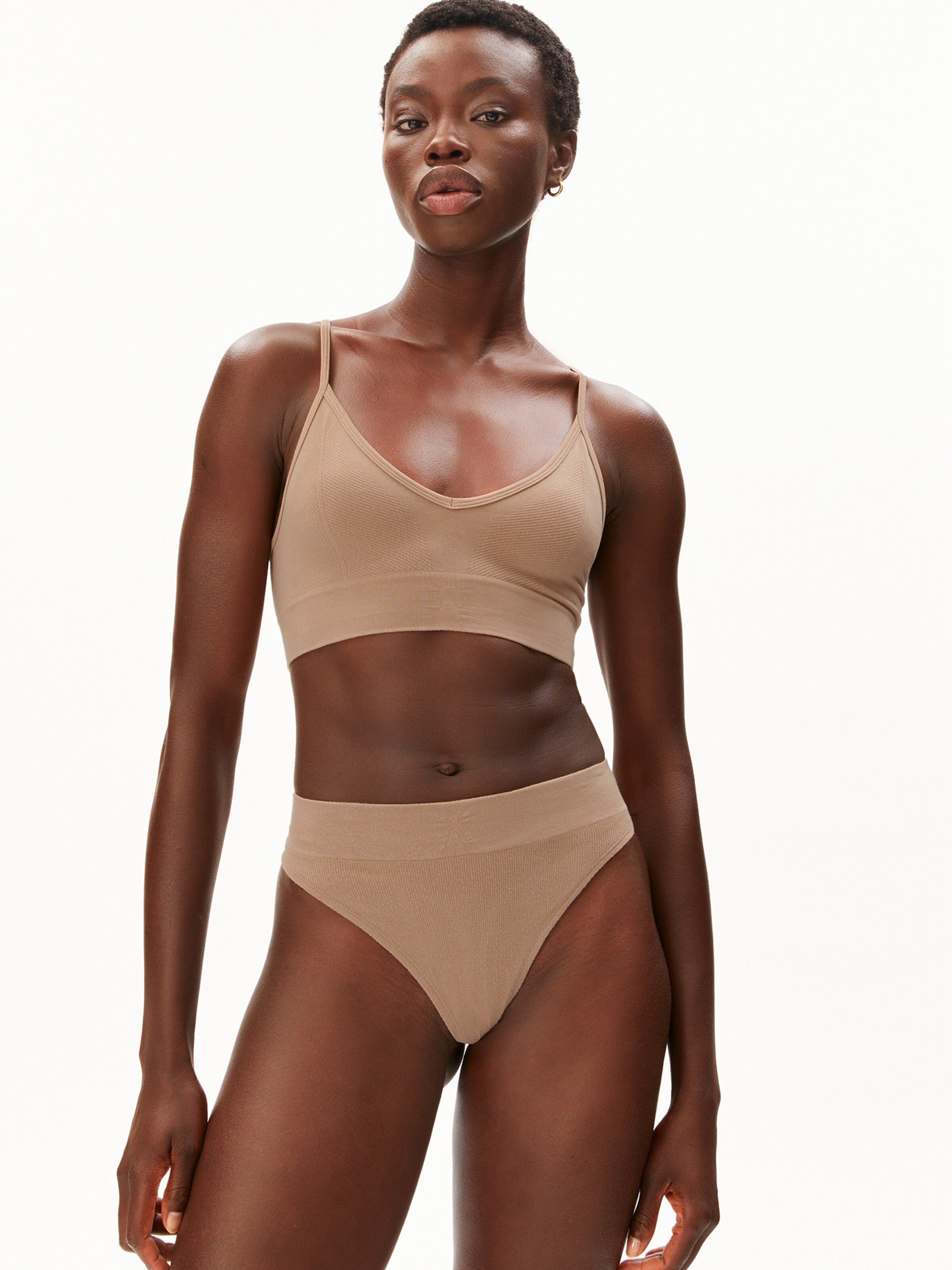 ARMEDANGELS Bustier BRALAA SEAMAALA in Beige: Vorderseite