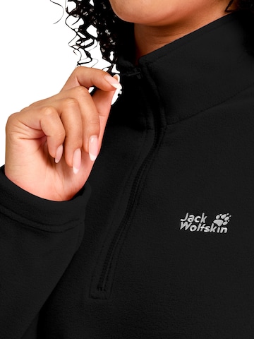 JACK WOLFSKIN Pullover 'Taunus 100 Half-Zip'‌‌‌‌‌‌ in Schwarz