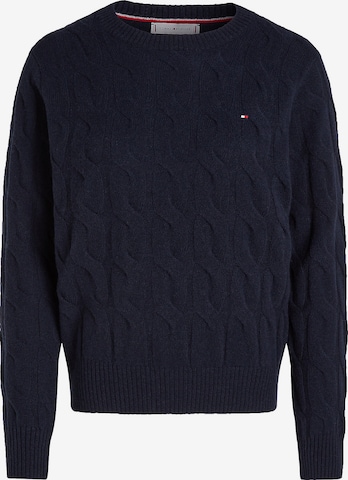 Pull-over TOMMY HILFIGER en bleu : devant