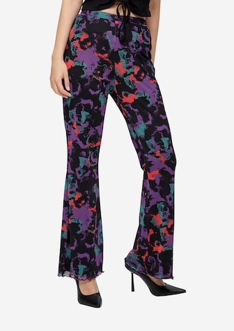 évasé Pantalon QS en mélange de couleurs : devant