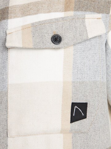 CHASIN' Regular Fit Hemd 'Stryke Nobi' in Beige