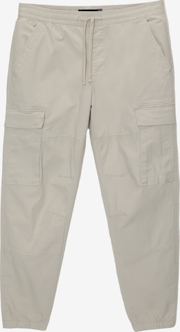 Loosefit Pantalon cargo Pull&Bear en gris : devant