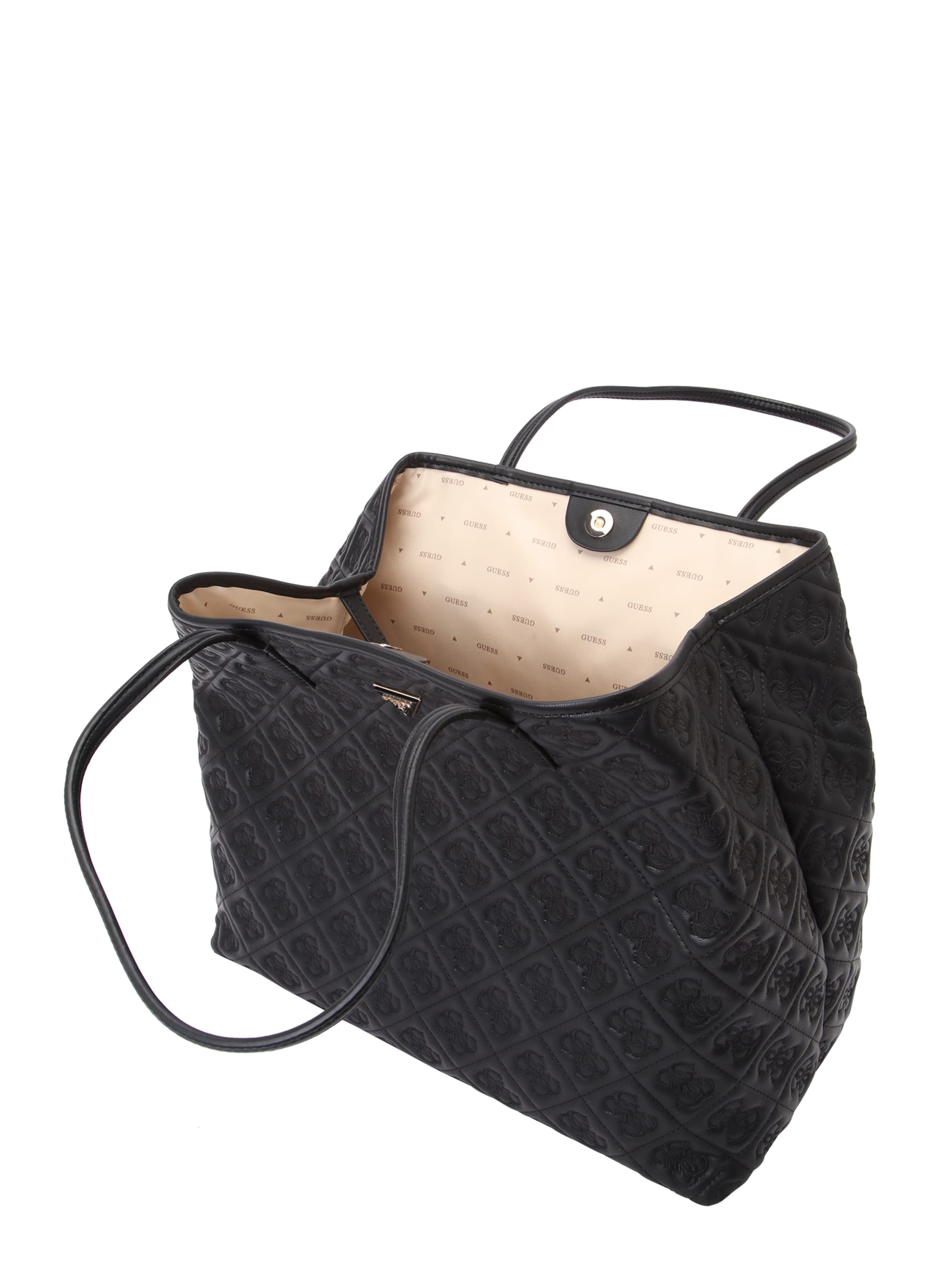 Cabas 'ADELASIA LARGE 2 IN 1 TOTE' GUESS en noir