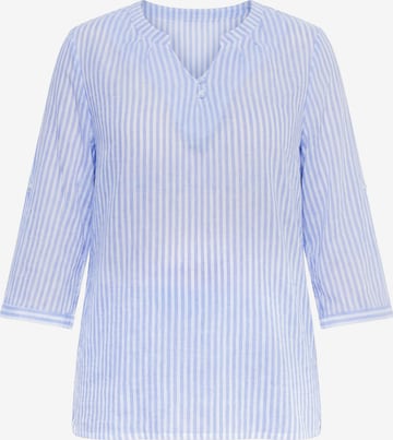 Ulla Popken Tunika in Blau: Vorderseite