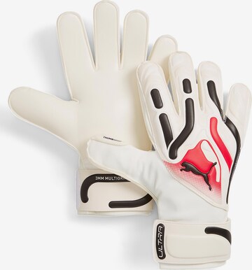 PUMA Athletic Gloves 'Ultra Match Protect RC' in White: front