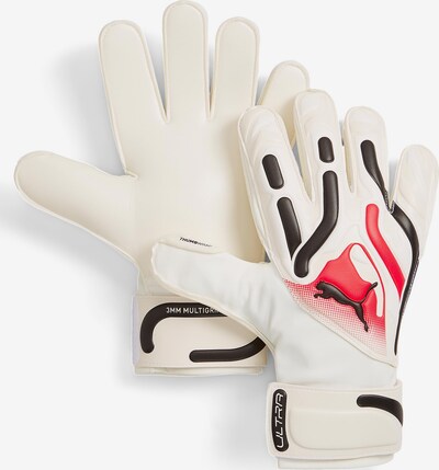 PUMA Gants de sport 'Ultra Match Protect RC' en rouge / noir / blanc, Vue avec produit