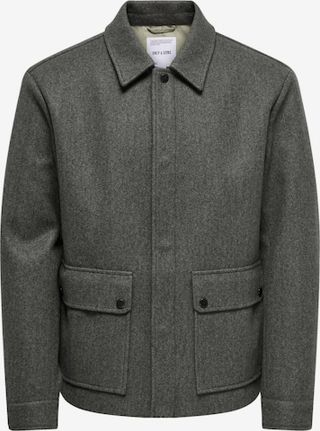 Giacca di mezza stagione 'CONNOR' di Only & Sons in grigio: frontale