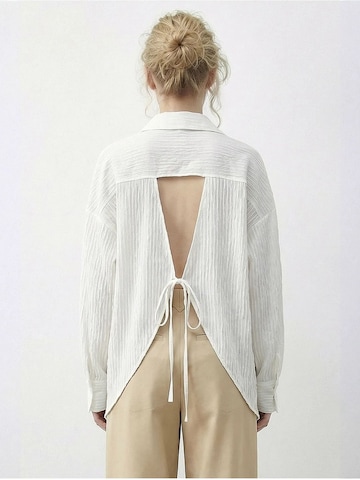 T-shirt Bianco Lucci en blanc