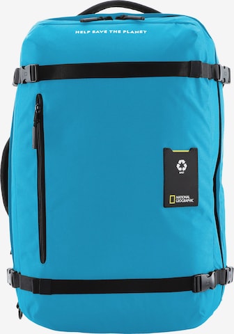 National Geographic Backpack 'OCEAN' in Blue: front