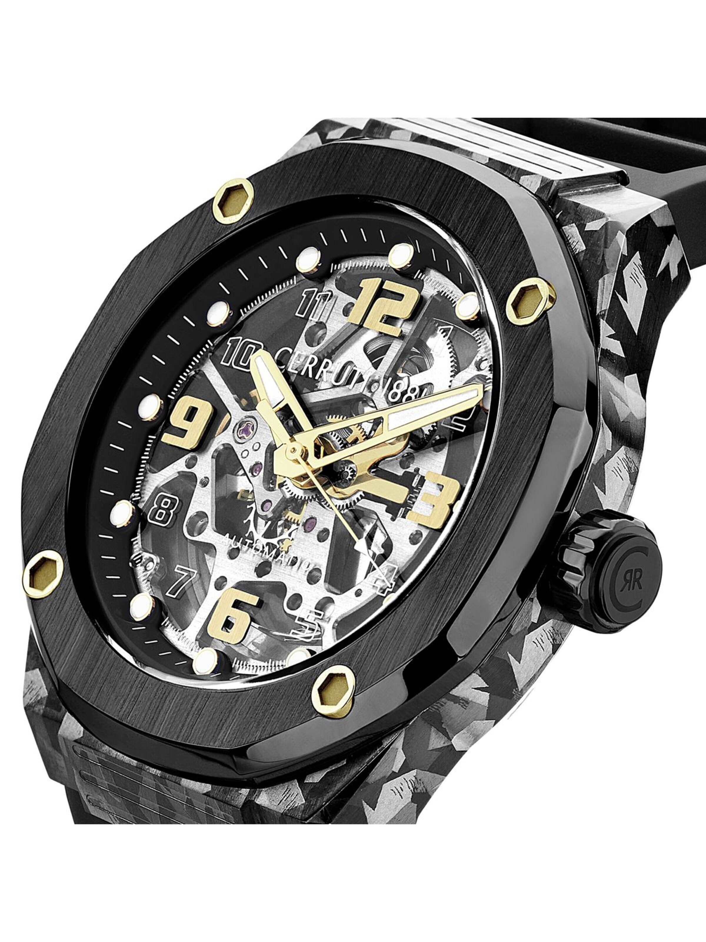 CERRUTI 1881 Analoguhr‌‌‌‌‌‌‌‌ in Schwarz