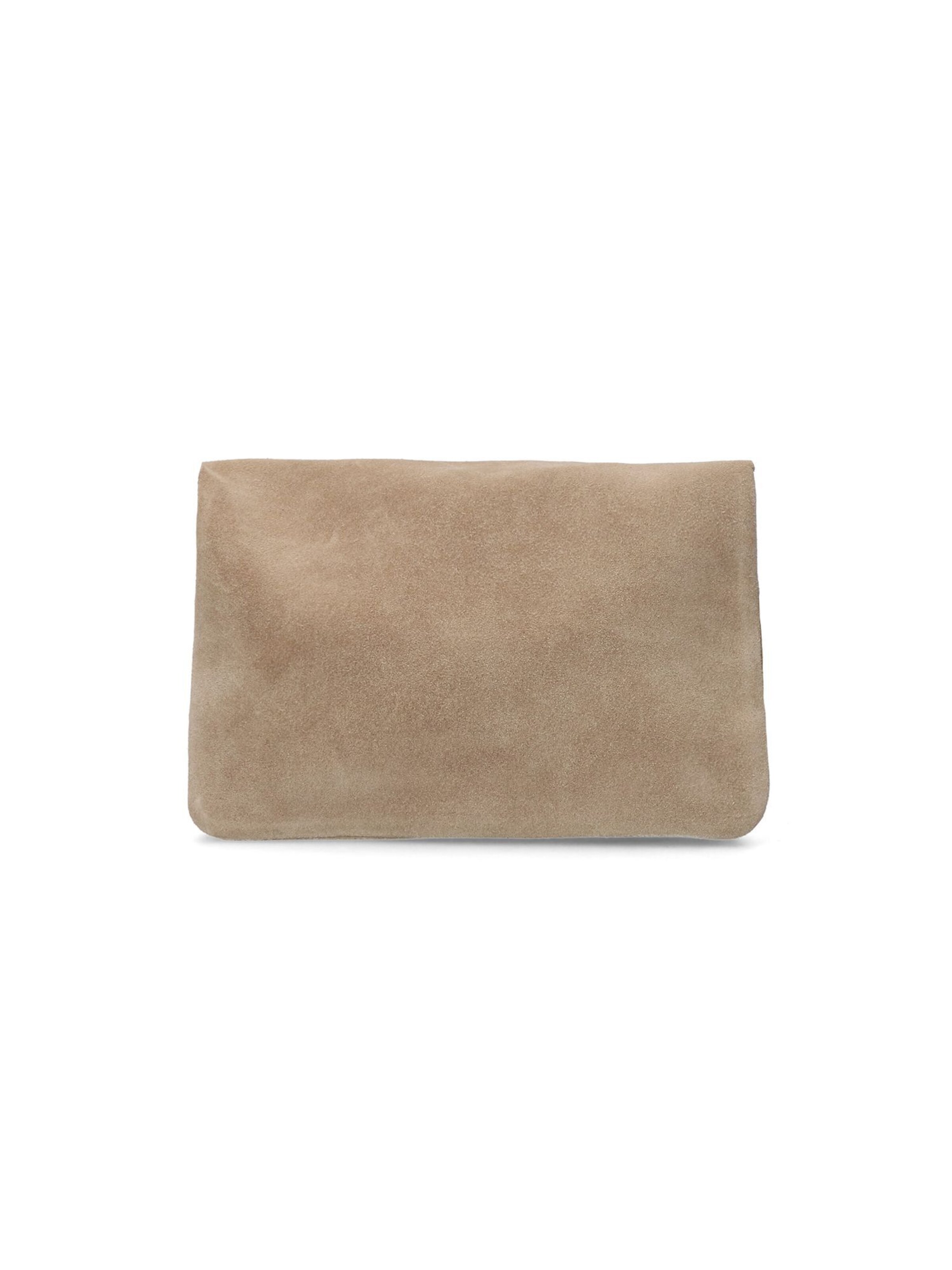 MANFIELD Clutch in Beige