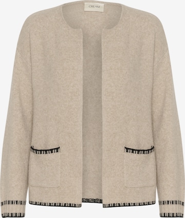 Cardigan 'Onie' Cream en gris : devant