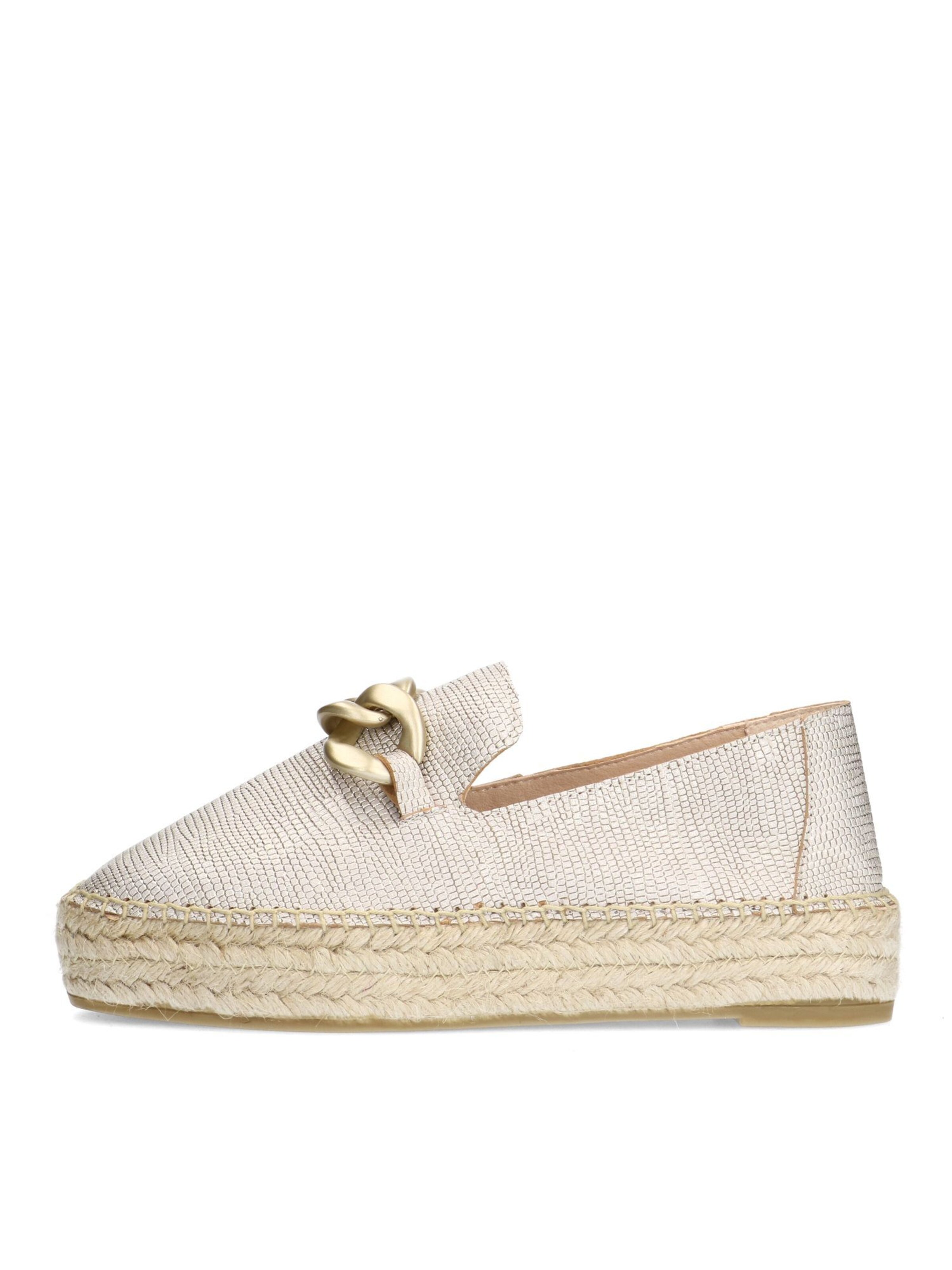 MANFIELD Espadrilles in Gold
