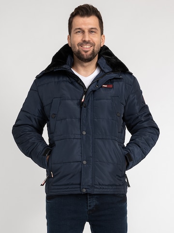 Rock Creek Winterjacke in Blau: Vorderseite