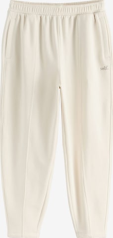 Pantalon self. en beige : devant