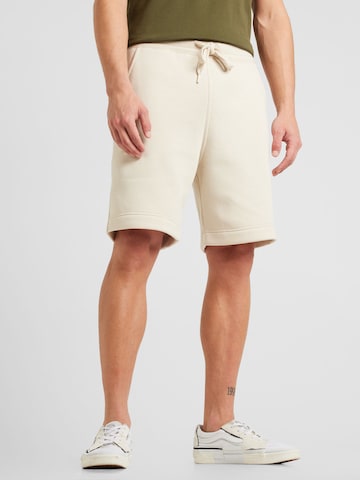 Loosefit Pantalon 'Premium core' G-Star RAW en beige : devant