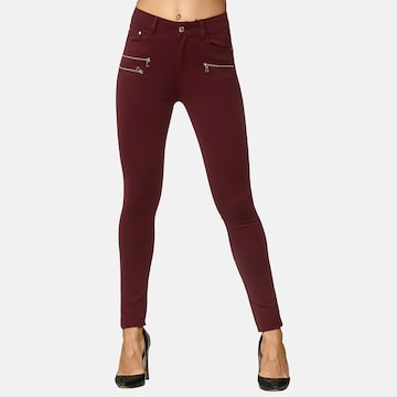Jeans di Elara in rosso: frontale
