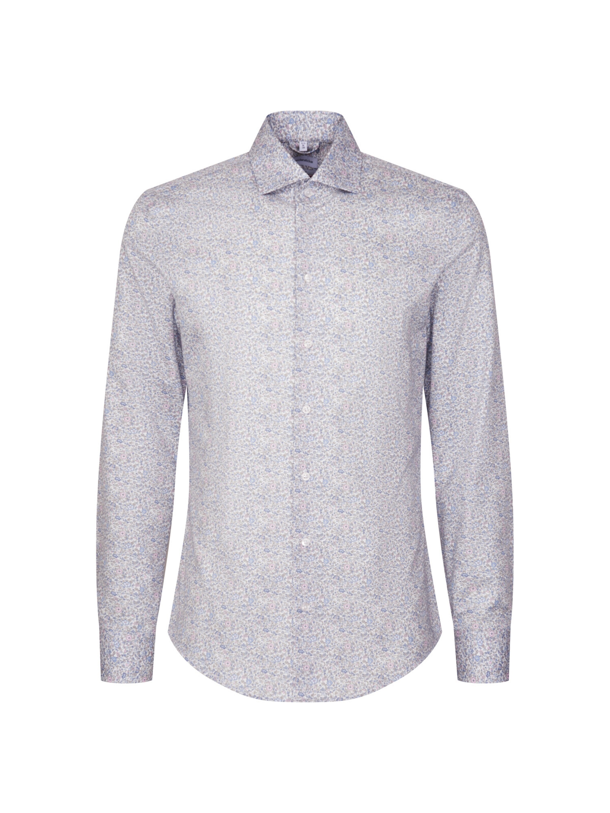 SEIDENSTICKER Comfort fit Zakelijk overhemd 'Schwarze Rose' in Blauw: voorkant