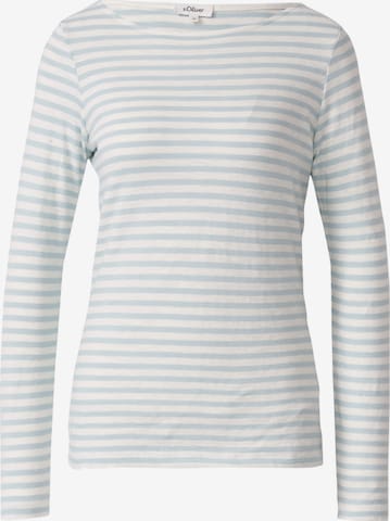 T-shirt s.Oliver en blanc : devant