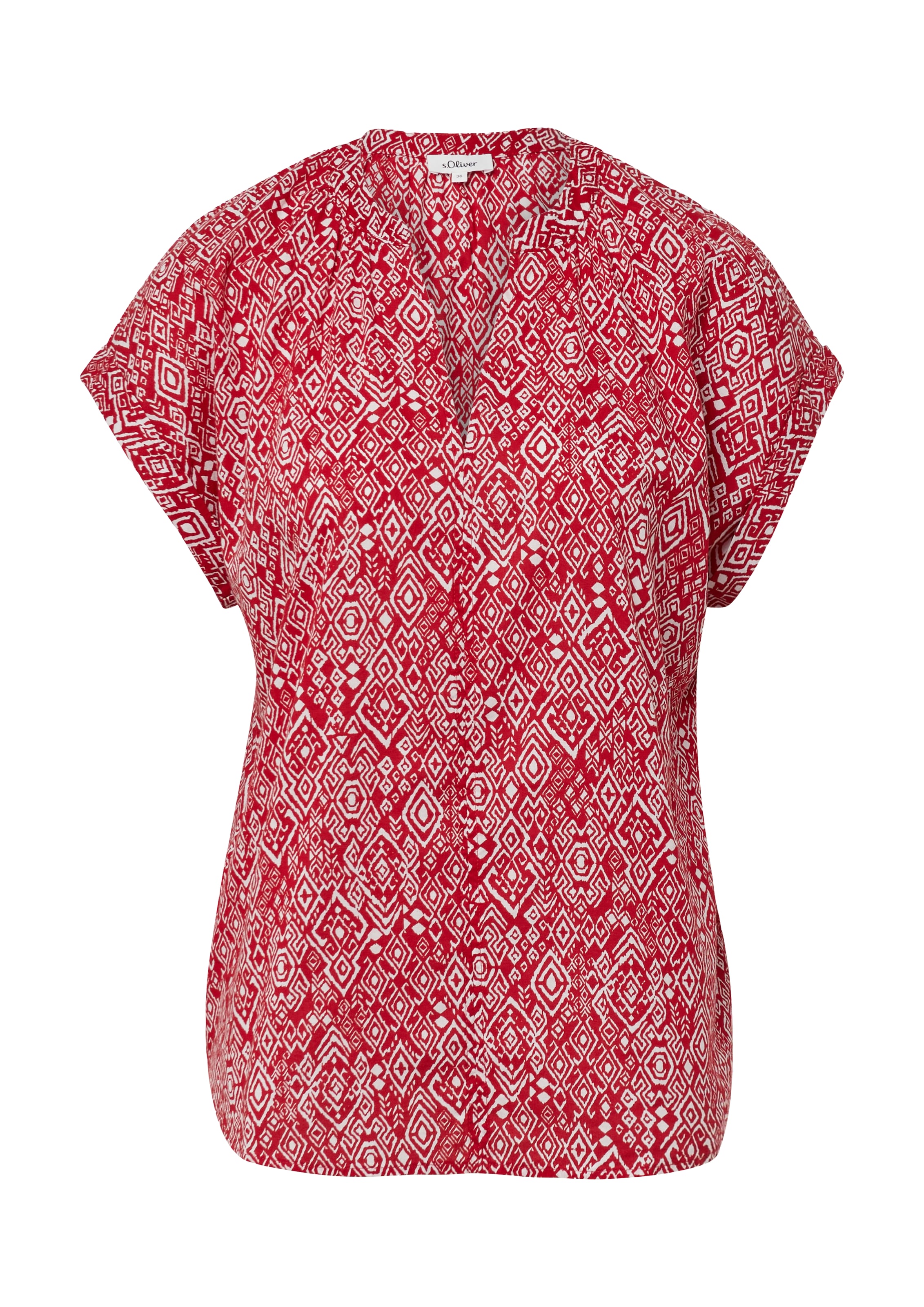 s.Oliver Bluse in Rot: Vorderseite