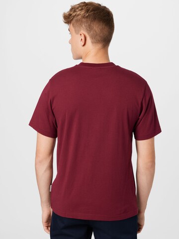 FRANKLIN & MARSHALL Regular Fit T-Shirt in Rot