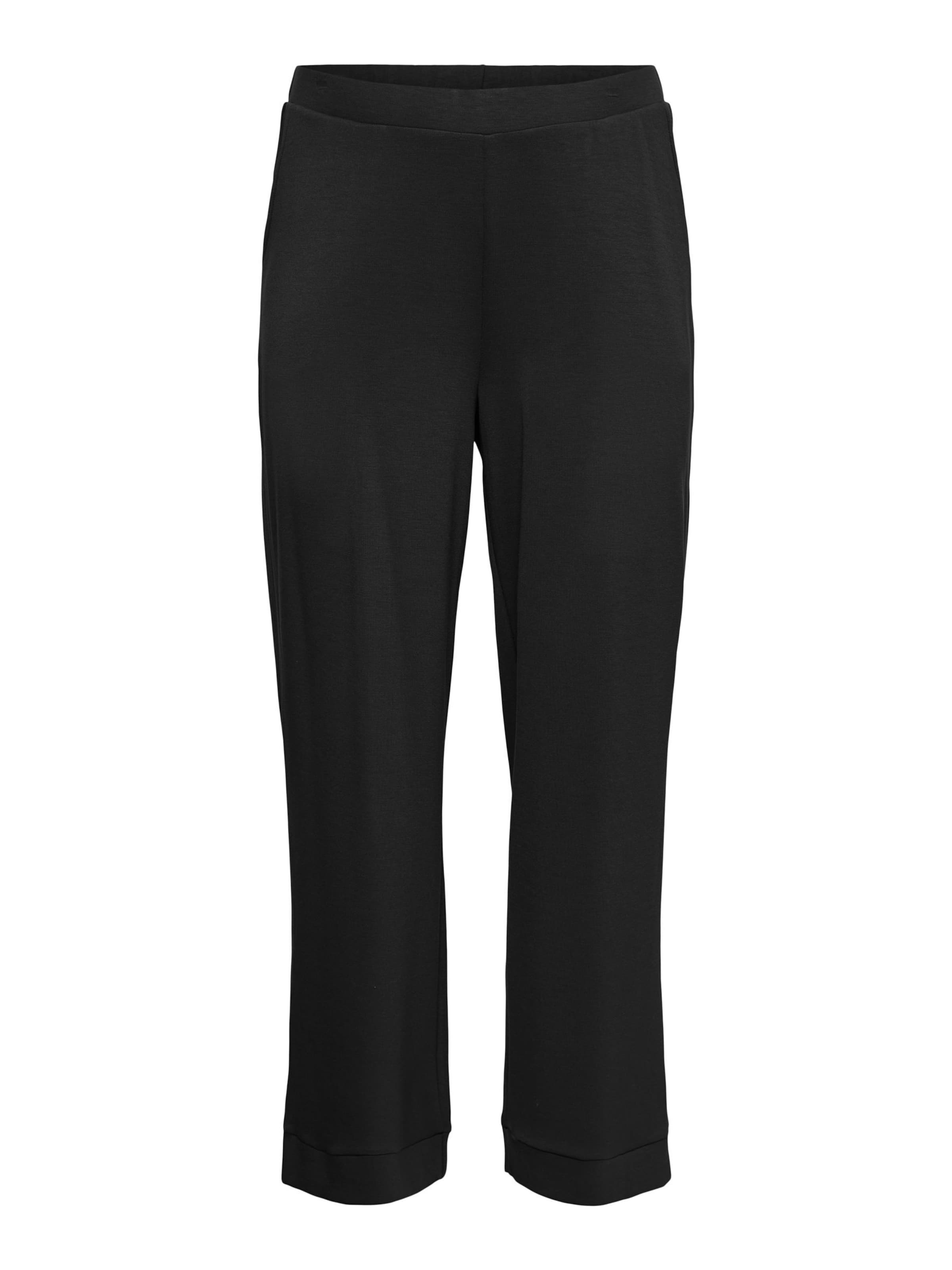 Vero Moda Curve - Pierna ancha Pantalón 'VMCHali' en negro: frente