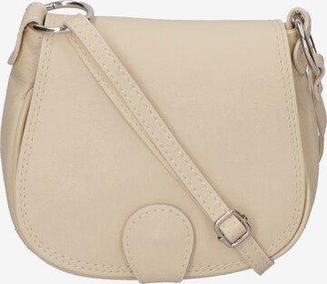 Borsa a tracolla di Gave Lux in beige: frontale