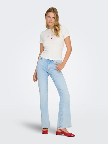 ONLY T-shirt 'ONLKIRA' i vit