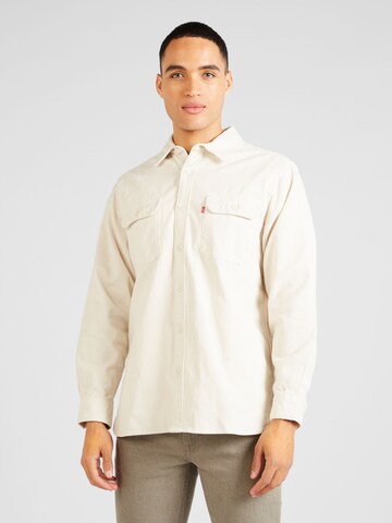 LEVI'S ® Comfort fit Overhemd 'Jackson Worker' in Wit: voorkant