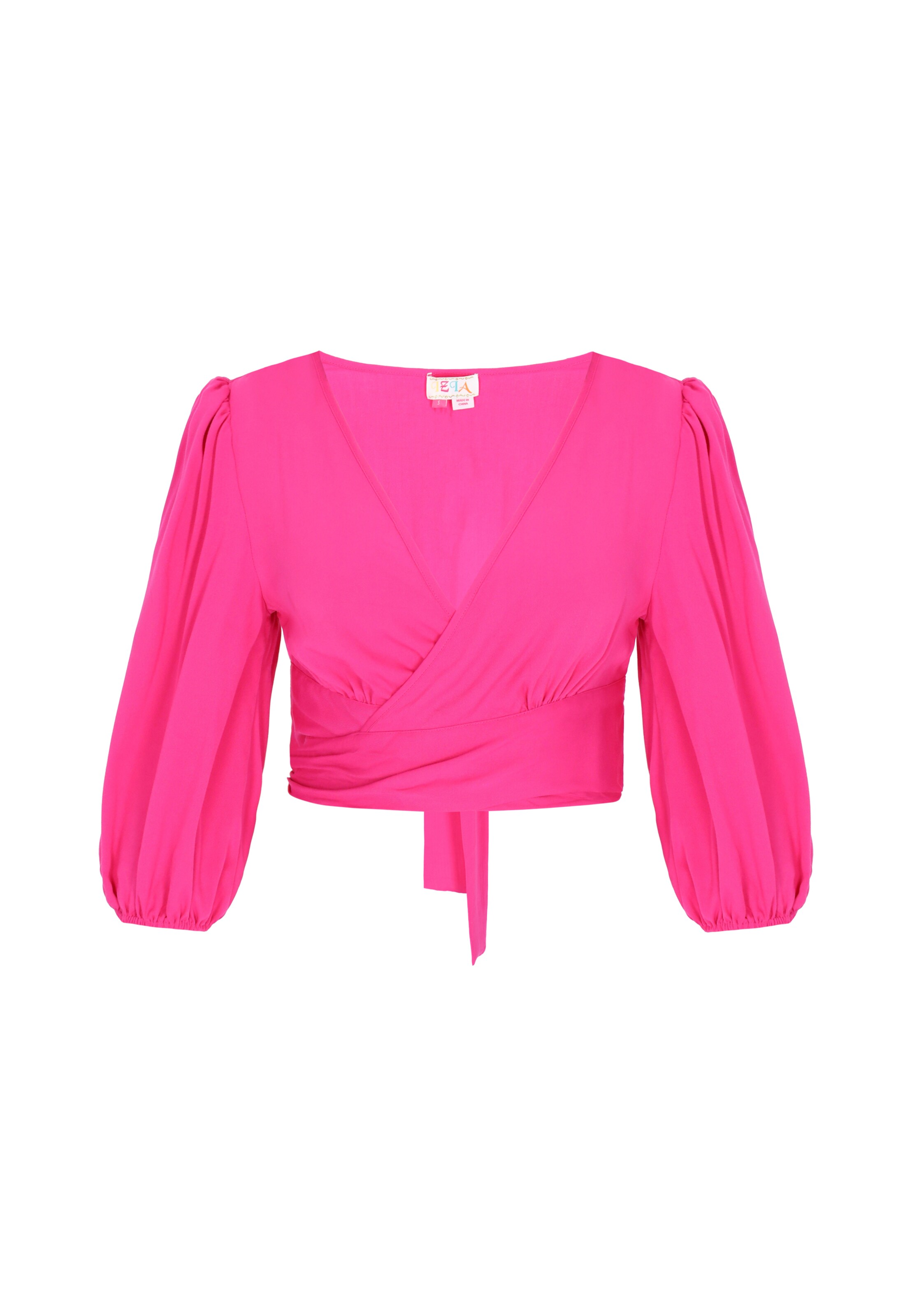 IZIA Blouse 'Festival' in Roze: voorkant